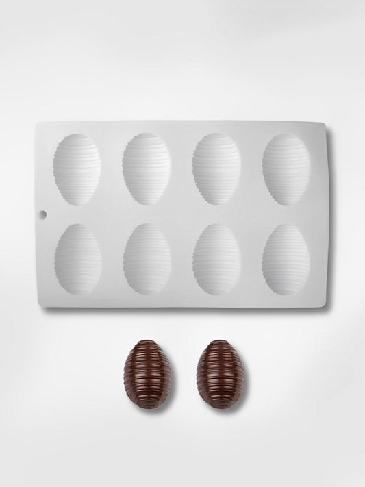 Moule à oeuf en chocolat en silicone  Œuf Chocofantaisie