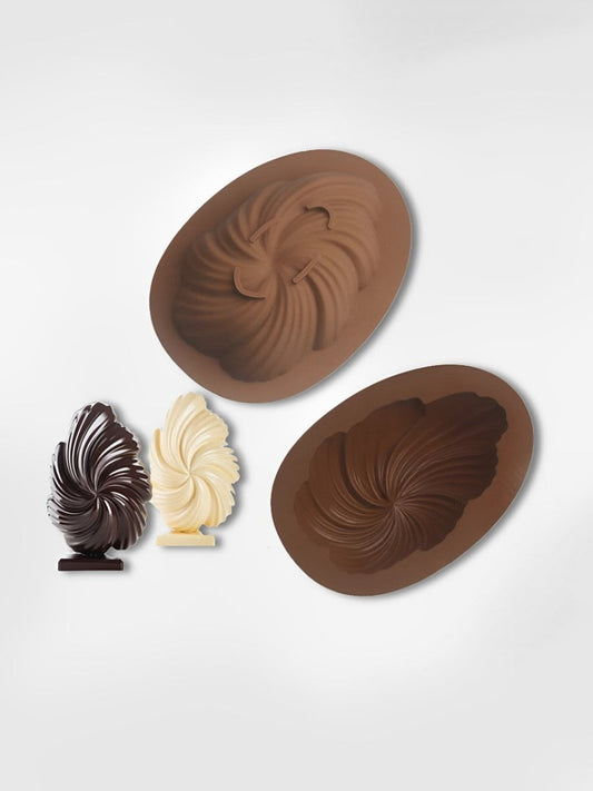 Moule à oeuf en chocolat en silicone  Cacao Festif