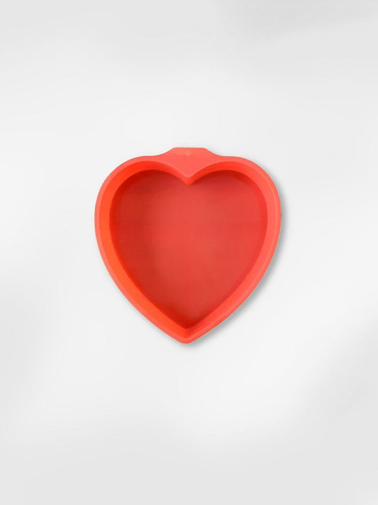 Moule à entremets en coeur en silicone Rouge Ecarlate