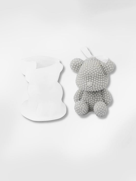 Moule ourson en silicone  Velours 3D