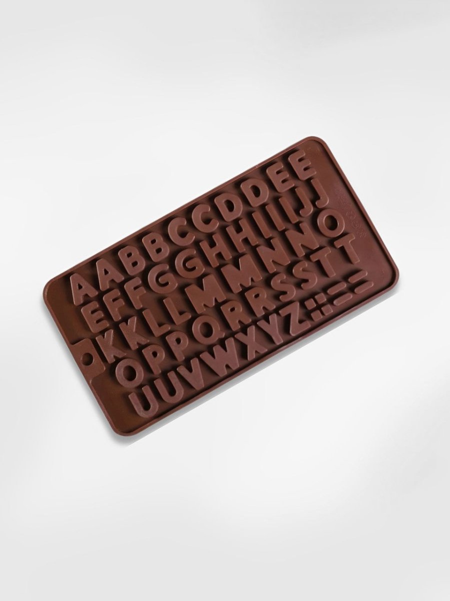 Moule à chocolats en silicone  Alphabet Gourmand