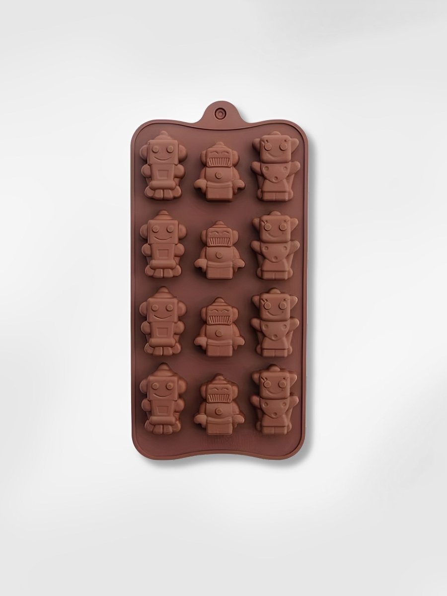 Moule à chocolats en silicone  Robot