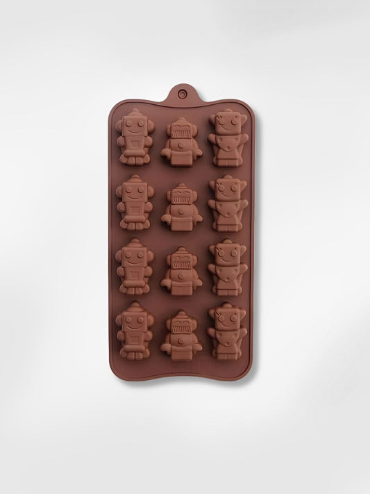 Moule à chocolats en silicone  Robot