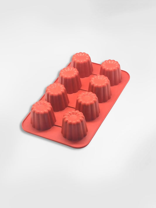 Moule à cannelé en silicone  Délice Bordelais (8 cannelés)