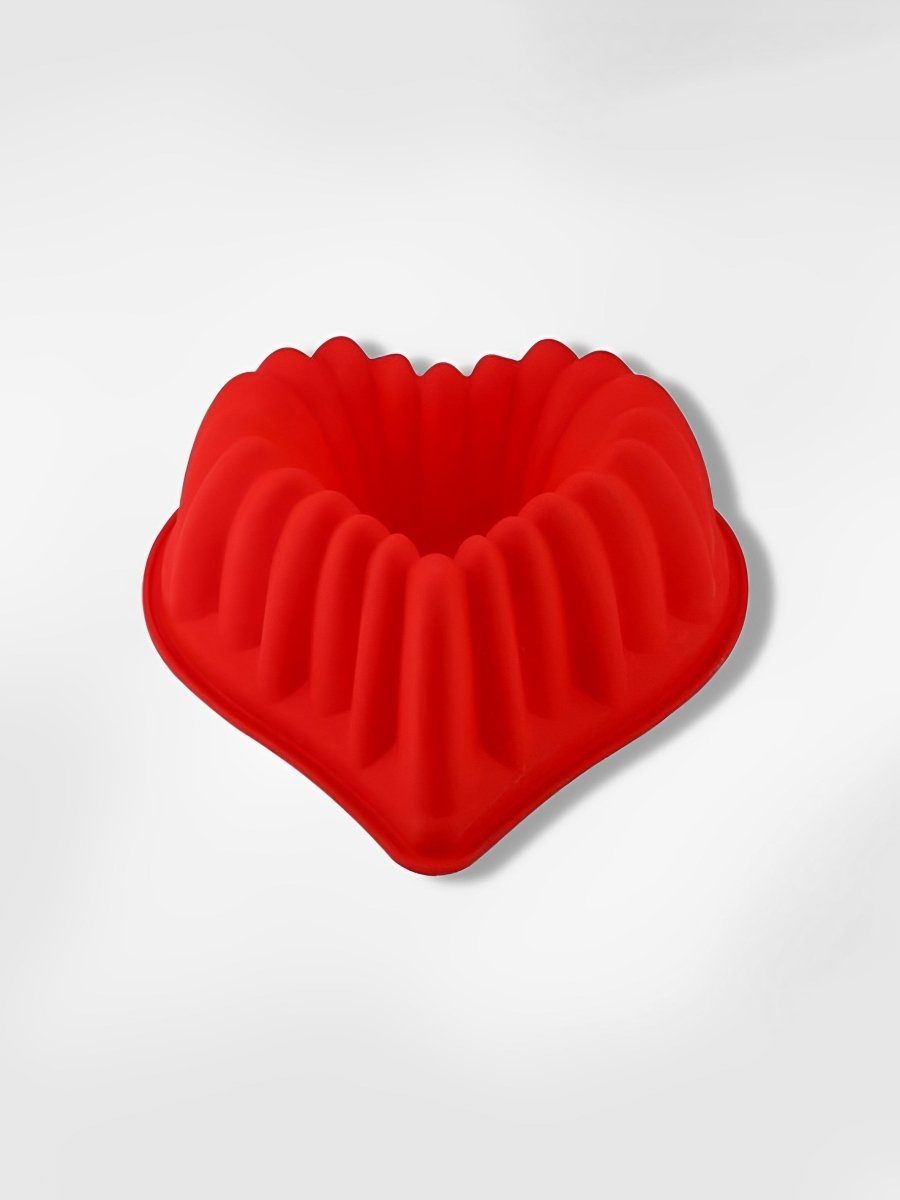 Moule à savarin en coeur en silicone Tendre Passion