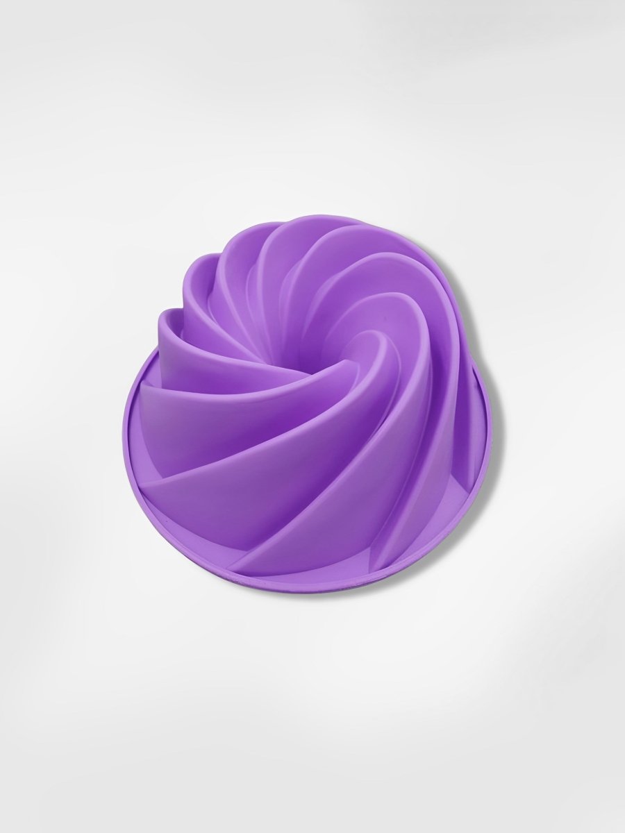 Moule à savarin en silicone Tourbillon Violet