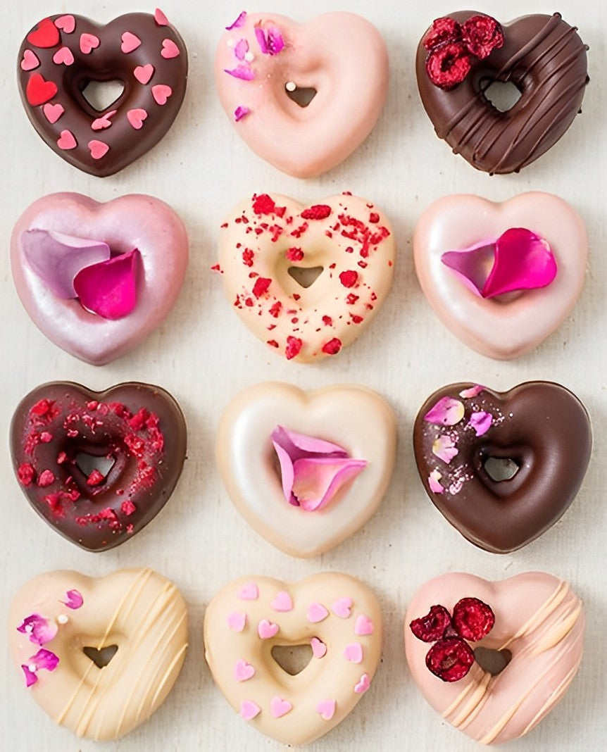 Donuts coeur Amour Gourmand